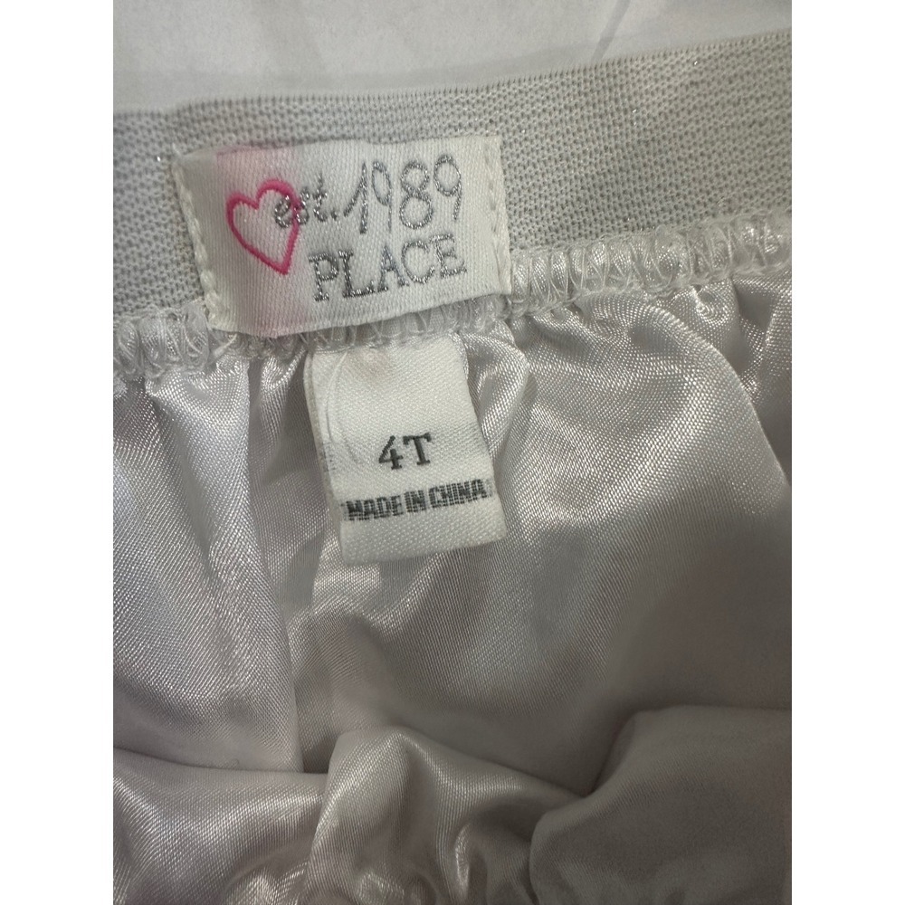 The Childrens Place Girls 4T Red White Blue Tiered Tutu Skirt Glitter Waistband - Picture 3 of 3